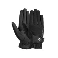 Guanti da equitazione invernali da donna Sinja B Vertigo Nero