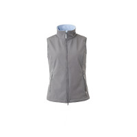 Gilet softshell senza maniche da donna Trisha Horze Grigio perla fumé