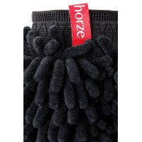 Guanto per strigliare in microfibra Horze Nero Guanto per strigliare in microfibra Horze Nero