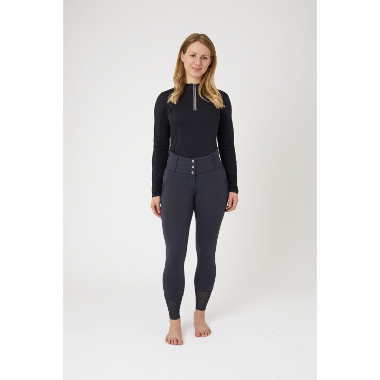 Pantaloni da equitazione da donna con grip integrale Ebba con mesh Horze Pantaloni da equitazione da donna con grip integrale Ebba con mesh Horze