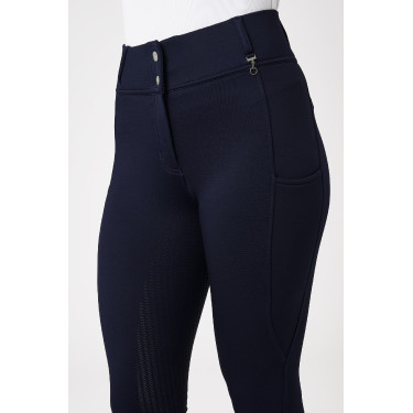 Pantaloni termici da donna Mira con fondo integrale Horze Blu marino scuro