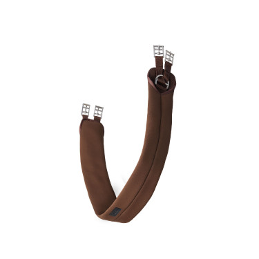Cinghia Cavtat in neoprene con chiusura anti-sfregamento Horze Marrone demitasse