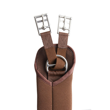 Cinghia Cavtat in neoprene con chiusura anti-sfregamento Horze Marrone demitasse