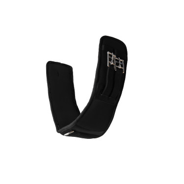 Cinghia da addestramento in neoprene Varna con elastico Horze Nero