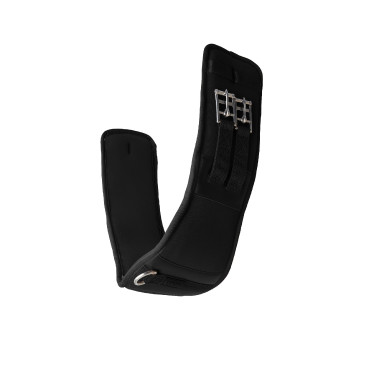 Sottopancia da addestramento in neoprene Varna senza elastico Horze Nero