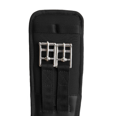 Sottopancia da addestramento in neoprene Varna senza elastico Horze Nero