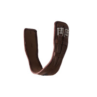 Sottopancia da dressage preformato in neoprene Samara con elastico Horze Nero