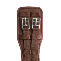 Sottopancia da dressage preformato in neoprene Samara con elastico Horze Nero