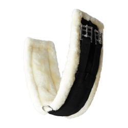 Cinghia da addestramento Tartu in neoprene con pelliccia sintetica non rimovibile Horze Nero Cinghia da addestramento Tartu in neoprene con pelliccia sintetica non rimovibile Horze Nero