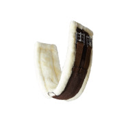 Cinghia da addestramento Tartu in neoprene con pelliccia sintetica non rimovibile Horze Marrone demitasse
