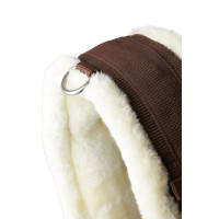 Cinghia da addestramento Tartu in neoprene con pelliccia sintetica non rimovibile Horze Marrone demitasse Cinghia da addestramento Tartu in neoprene con pelliccia sintetica non rimovibile Horze Marrone demitasse