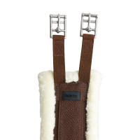 Sottopancia Kyiv in neoprene con pelliccia sintetica non removibile Horze Nero