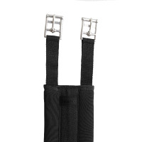 Cinghia in neoprene Dinant senza elastico Horze Nero