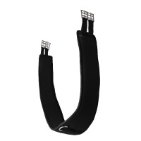 Sottopancia preformato in neoprene Frontera con elastico Horze Nero