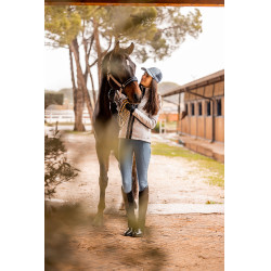 Giacca da equitazione da donna Cameron Horze Grigio nebbia portuale Giacca da equitazione da donna Cameron Horze Grigio nebbia portuale