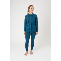 Giacca-camicia da donna Alyssa Horze Blu legione Giacca-camicia da donna Alyssa Horze Blu legione