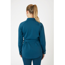 Giacca-camicia da donna Alyssa Horze Blu legione Giacca-camicia da donna Alyssa Horze Blu legione