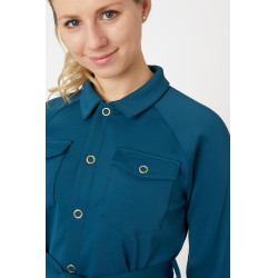Giacca-camicia da donna Alyssa Horze Blu legione Giacca-camicia da donna Alyssa Horze Blu legione