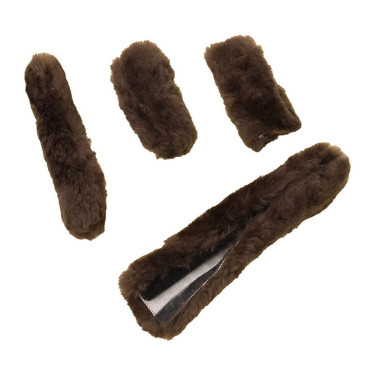 Set di coperture per cavezza Horze Marrone
