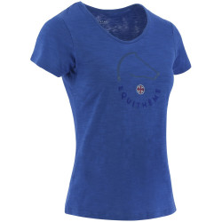 T-shirt Equithème Claire Blu Monaco