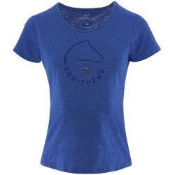 T-shirt Equithème Claire Blu Monaco
