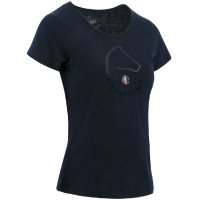 T-shirt Equithème Claire Blu navy