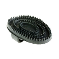 Étrille en caoutchouc, medium Nero