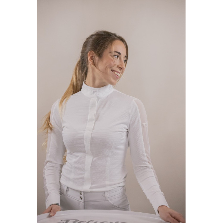 Polo da concorso Pénélope Las Honey a maniche lunghe