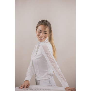 Polo da concorso Pénélope Las Honey a maniche lunghe Polo da concorso Pénélope Las Honey a maniche lunghe