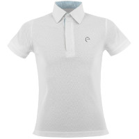 Polo in mesh Equithème Edy Bianco