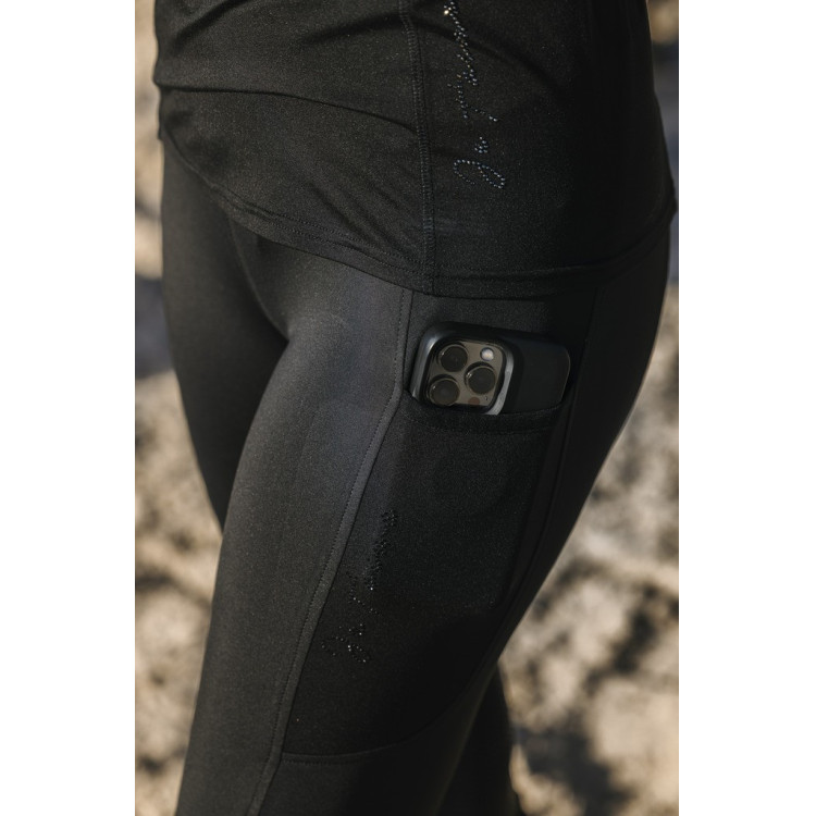 Pantaloni Equithème Flora con fondo in silicone Pantaloni Equithème Flora con fondo in silicone