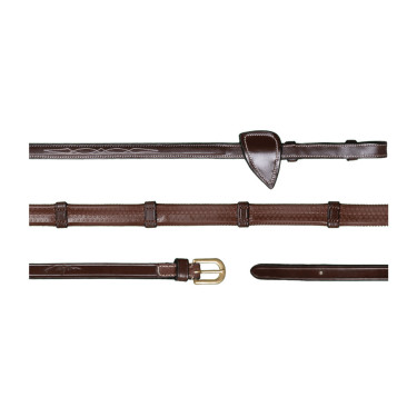 Redini in gomma 1/2 con 7 fermagli Dy'on D Collection Marrone