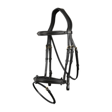 Briglia Capezzina Combinata Dy'on D Collection Nero