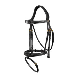 Briglia Capezzina Combinata Anatomica Dy'on D Collection Nero Briglia Capezzina Combinata Anatomica Dy'on D Collection Nero