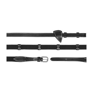 Redini in tessuto 5/8 con 9 fermagli Dy'on Working Nero Redini in tessuto 5/8 con 9 fermagli Dy'on Working Nero