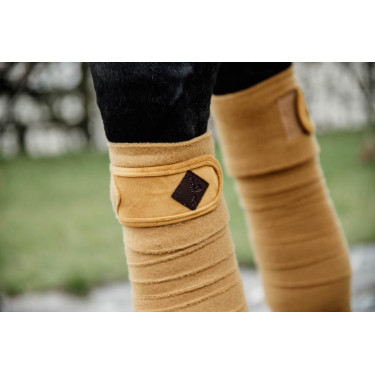 Fasce da polo Polar Fleece Velvet Kentucky Senape Giallo