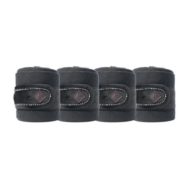 Fasce da polo Polar Fleece Velvet Pearls Kentucky Nero