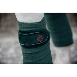 Fasce da polo Polar Fleece Velvet Pearls Kentucky Verde abete Fasce da polo Polar Fleece Velvet Pearls Kentucky Verde abete