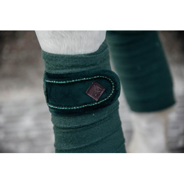 Fasce da polo Polar Fleece Velvet Pearls Kentucky Verde abete Fasce da polo Polar Fleece Velvet Pearls Kentucky Verde abete