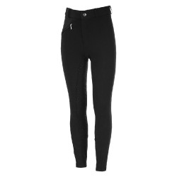 Pantaloni Horze Active da bambino con fondo in silicone Nero