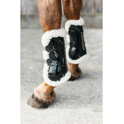 Stinchiere Bamboo Elastiche pecora vegana Kentucky Nero