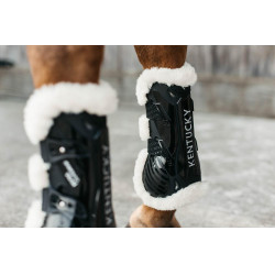 Stinchiere Bamboo Elastiche pecora vegana Kentucky Nero