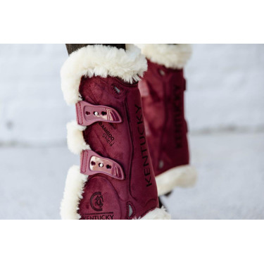 Guêtres Bamboo Élastique Velvet mouton vegan Kentucky Bordeaux Guêtres Bamboo Élastique Velvet mouton vegan Kentucky Bordeaux