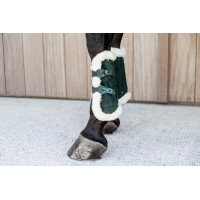 Ghette Bamboo Elastiche Velvet pecora vegana Kentucky Verde scuro Ghette Bamboo Elastiche Velvet pecora vegana Kentucky Verde scuro