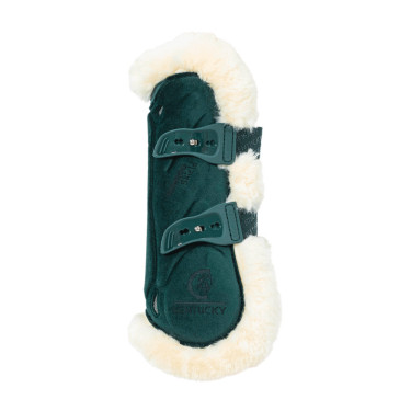Ghette Bamboo Elastiche Velvet pecora vegana Kentucky Verde scuro Ghette Bamboo Elastiche Velvet pecora vegana Kentucky Verde scuro