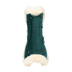 Ghette Bamboo Elastiche Velvet pecora vegana Kentucky Verde scuro Ghette Bamboo Elastiche Velvet pecora vegana Kentucky Verde scuro