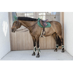 Ghette Bamboo Elastiche Velvet pecora vegana Kentucky Verde scuro Ghette Bamboo Elastiche Velvet pecora vegana Kentucky Verde scuro