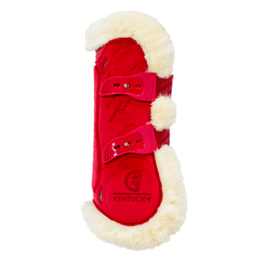 Ghette Bamboo Elastiche Velvet pecora vegana Kentucky Rosso Ghette Bamboo Elastiche Velvet pecora vegana Kentucky Rosso