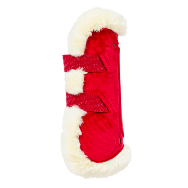 Ghette Bamboo Elastiche Velvet pecora vegana Kentucky Rosso Ghette Bamboo Elastiche Velvet pecora vegana Kentucky Rosso