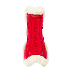 Ghette Bamboo Elastiche Velvet pecora vegana Kentucky Rosso